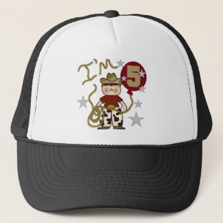 Cowboy 5th Birthday T-shirts and Gifts Trucker Hat