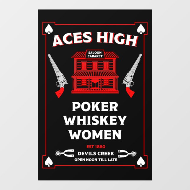 Cowboy American Frontier Saloon (Sheet)
