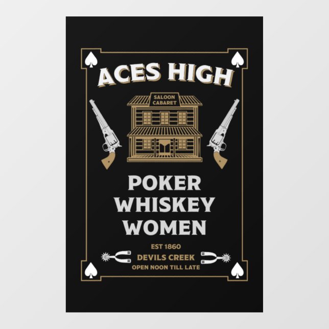 Cowboy American Frontier Saloon (Sheet)