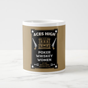 Cowboy American Frontier Saloon Large Coffee Mug