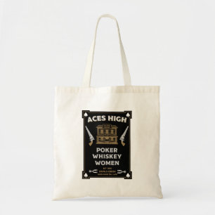 Cowboy American Frontier Saloon Tote Bag