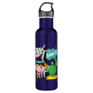 Cowboy and Horse 710 Ml Water Bottle