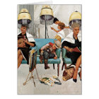 Cowboy Asleep in Beauty Salon