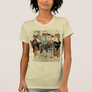 Cowboy Asleep in Beauty Salon T-Shirt