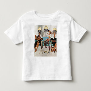 Cowboy Asleep in Beauty Salon Toddler T-Shirt