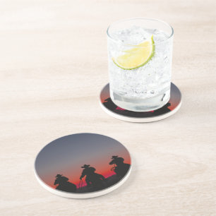cowboy at sunset coaster