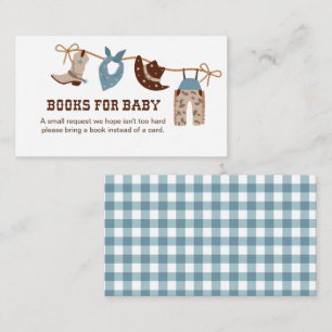 Cowboy Baby Shower Books for Baby Enclosure 