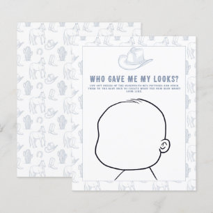 Cowboy Baby Shower - How look Baby