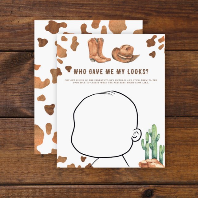 Cowboy Baby Shower - How look Baby (Creator Uploaded)