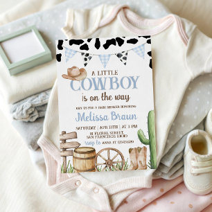 Cowboy Baby Shower Invitation
