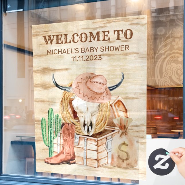 Cowboy Baby Welcome Western (Cafe Window)