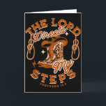 Cowboy Bible Scripture Verse Western Country Jesus Card<br><div class="desc">Cowboy Bible Scripture Verse Western Country Jesus Faith</div>