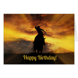 Cowboy Birthday Card
