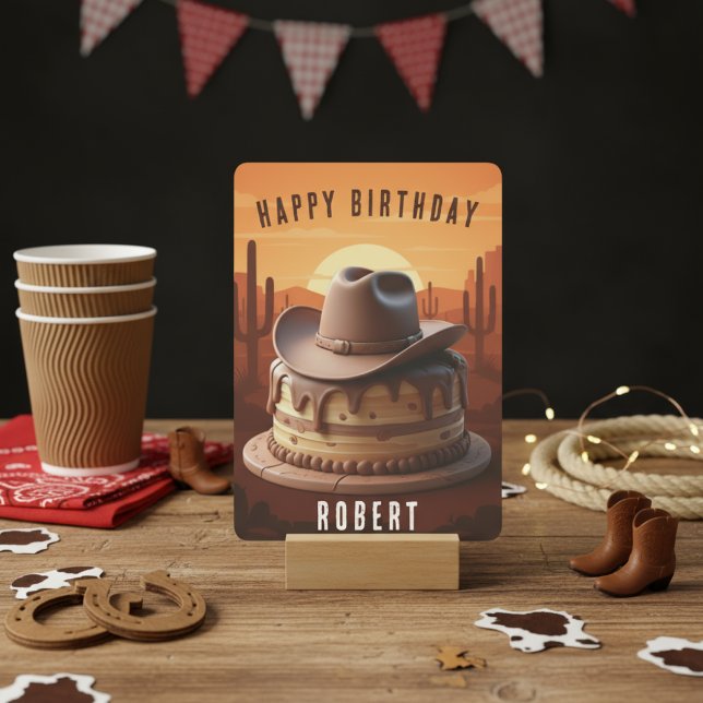 Cowboy Birthday Card (Creator Uploaded)