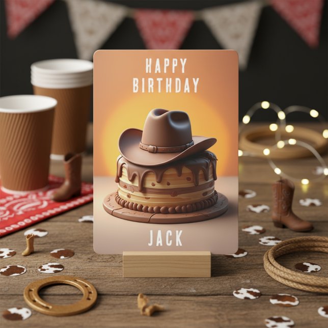 Cowboy Birthday Card (Creator Uploaded)