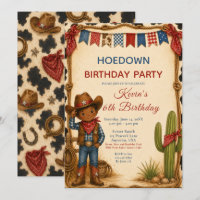 Cowboy Birthday Hoedown Party