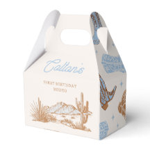 Cowboy Birthday Party Favour Boxes
