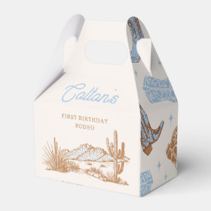 Cowboy Birthday Party Favour Boxes