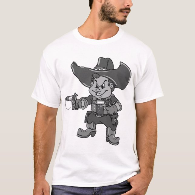 Cowboy Black T-Shirt (Front)