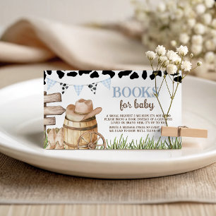 Cowboy Books for Baby Card