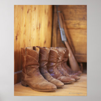 Cowboy boots 4 poster