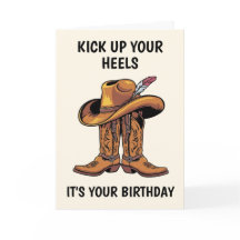 Cowboy Boots and Hat Birthday