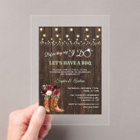 Cowboy Boots Burgundy Floral Before They Say BBQ