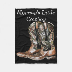 Cowboy Boots Fleece Blanket