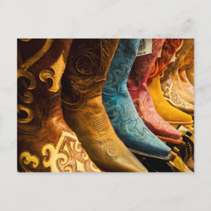 Cowboy boots for sale, Arizona Postcard