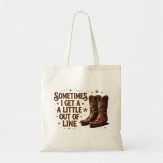 Cowboy Boots Gift Western Humour Country Style Tote Bag