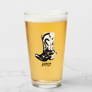 Cowboy boots glass