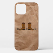 Cowboy Boots iPhone 12 Case