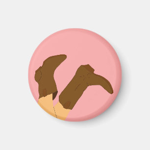 Cowboy Boots Magnet