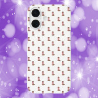 Cowboy Boots Pink and Brown with Purple Stars