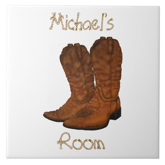 Cowboy Boots Room  Tile (Front)
