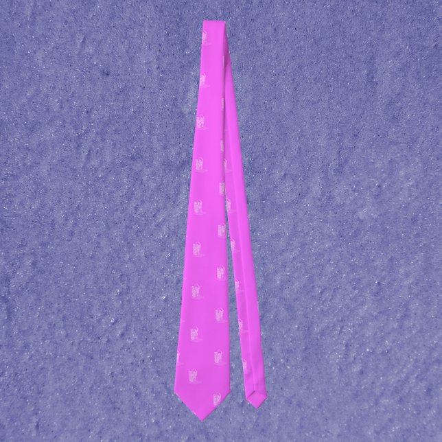 Cowboy Boots Stars Pink Pattern Tie (A tie with a pattern of pink cowboy boots.)