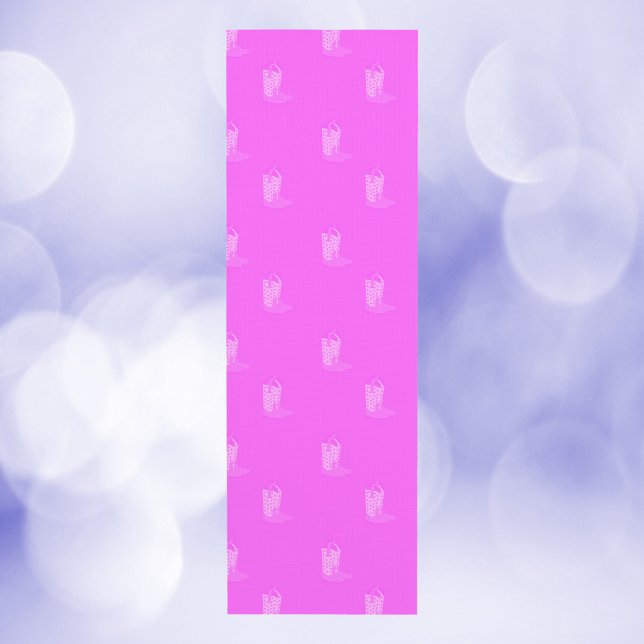 Cowboy Boots Stars Pink Pattern Yoga Mat (A yoga mat with a pattern of cowboy boots with stars done in various shades of pink)