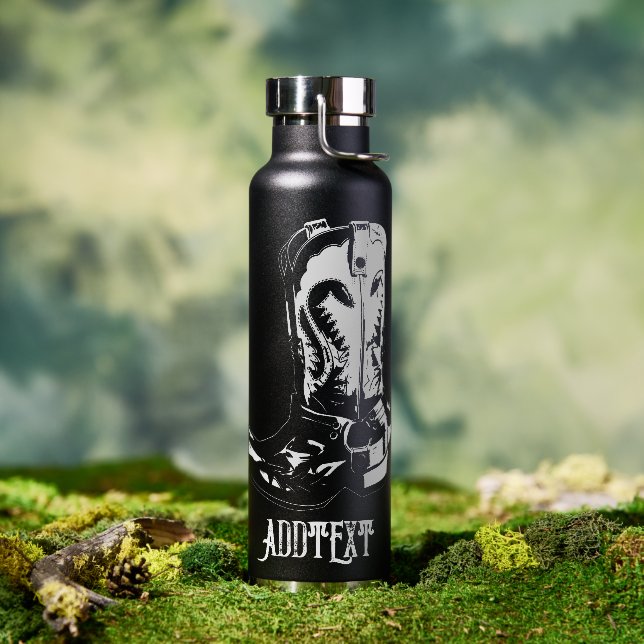 Cowboy boots water bottle (Outdoor)