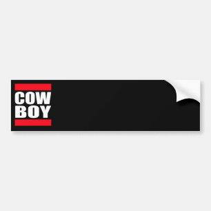 Cowboy Bumper Sticker