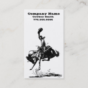 Cowboy business cards