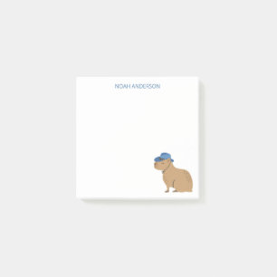 Cowboy capybara animal kids stationery paper  post-it notes