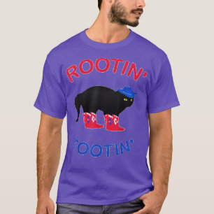 Cowboy Cat Funny Retro Rootin Tootin 1 T-Shirt