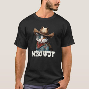 Cowboy Cat Meowdy T-Shirt