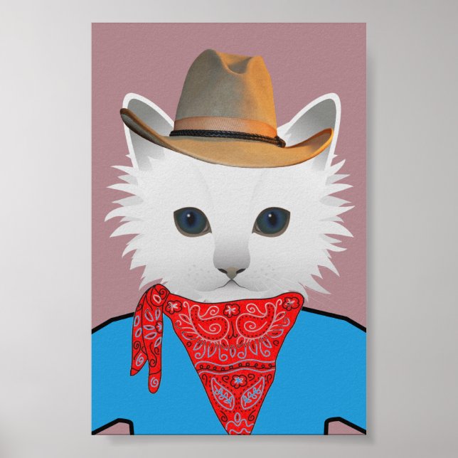 COWBOY CAT POSTER (Front)