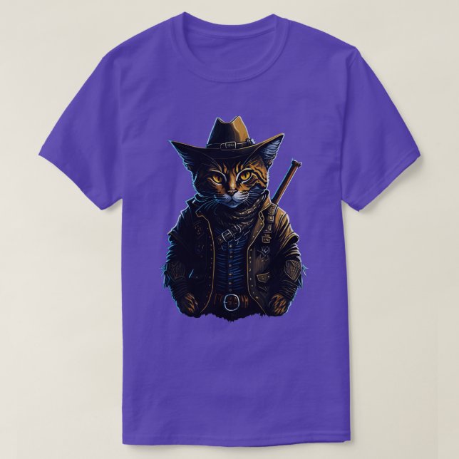 Cowboy Cat T-Shirt (Design Front)