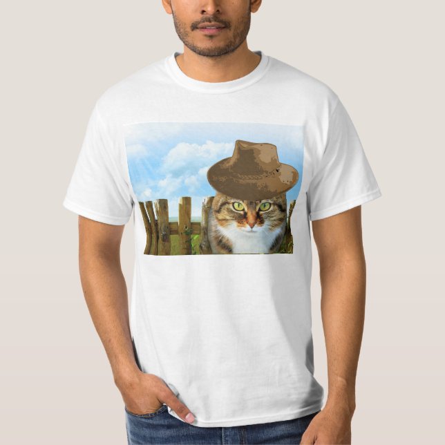 Cowboy cat Tee shirts (Front)
