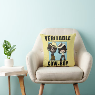 cowboy chibi pillow