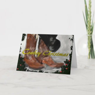 Cowboy Christmas Card