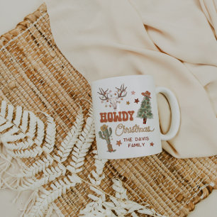 Cowboy Christmas Holiday Mug