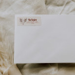 Cowboy Christmas Return Address Labels<br><div class="desc">This is a cowboy Christmas return address label template featuring a western design. The only elements that are not editable are the colours of the watercolor element // For more holiday card options, please search "JESSIE" in the Sincerely By Nicole Zazzle store. * If you like this design but don't...</div>